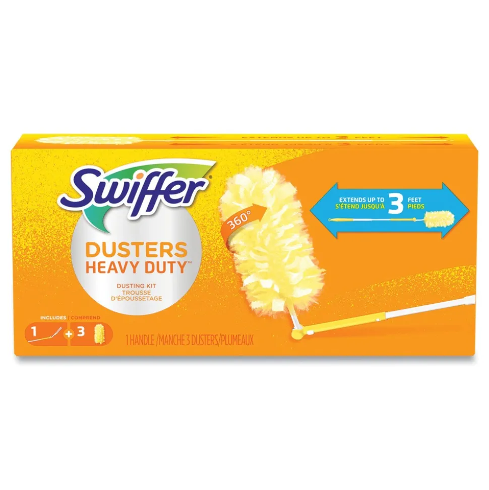 Swiffer Heavy Duty Dusters with 3 ft. Extendable Handle (6/Carton)