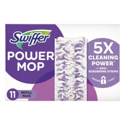 Swiffer PowerMop 11.41 in. x 5.31 in. Mopping Pads (2/Carton)
