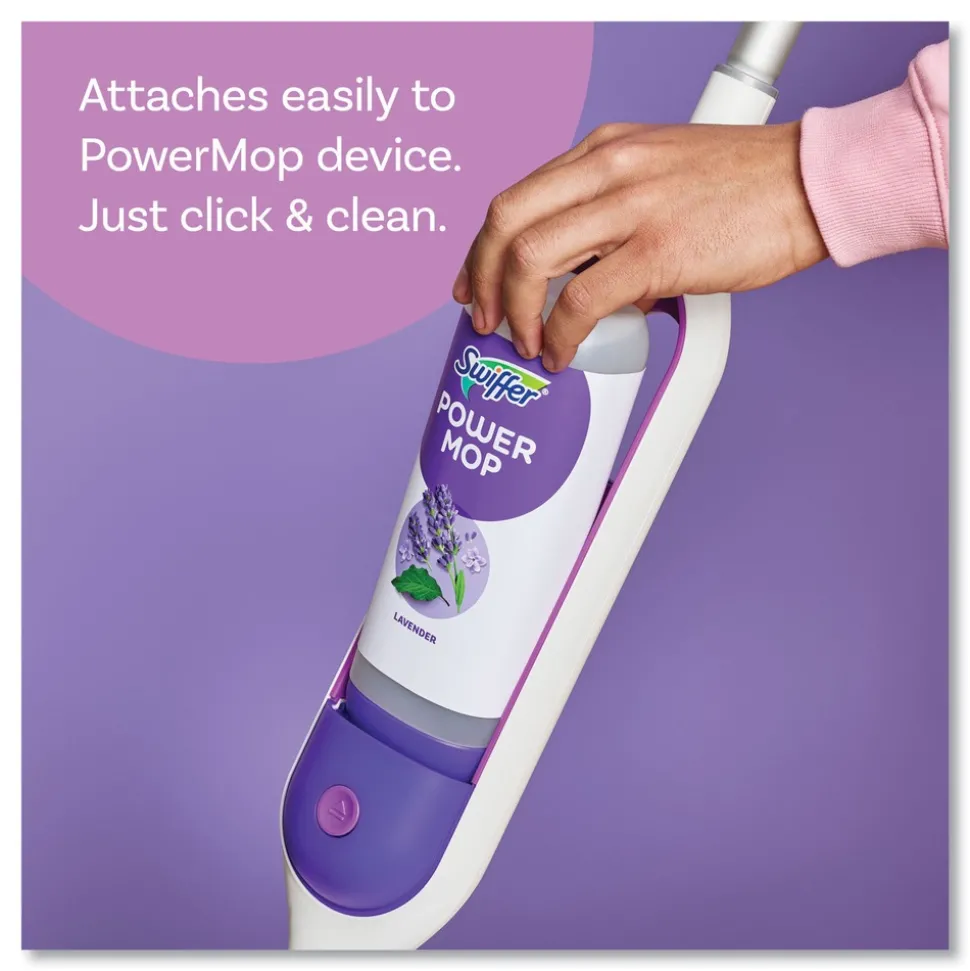 Swiffer PowerMop 25.3 oz. Bottle Cleaning Solution Refill - Lavender Scent (6/Carton)