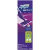 Swiffer WetJet 11 in. x 5 in. Cloth Head 46 in. Aluminum Plastic Handle Mop - White/Purple/Silver (2/Carton)