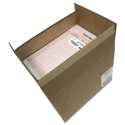 Tabbies 8.5 in. x 11.63 in. 2-Part Carbon Patient Sign-In Label Forms - Salmon Sheets (125/Pack)