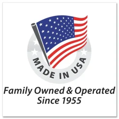 Tabbies BeSafe Messaging 8 in. x 3.87 in. Table Top Tent Card - Black (10/Pack)