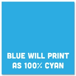 Tabbies BeSafe Messaging 9 in. x 6 in. Education Wall Signs - Blue/White (3/Pack)