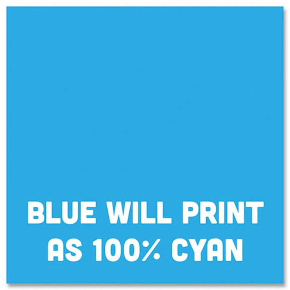 Tabbies BeSafe Messaging 9 in. x 6 in. Education Wall Signs - Blue/White (3/Pack)