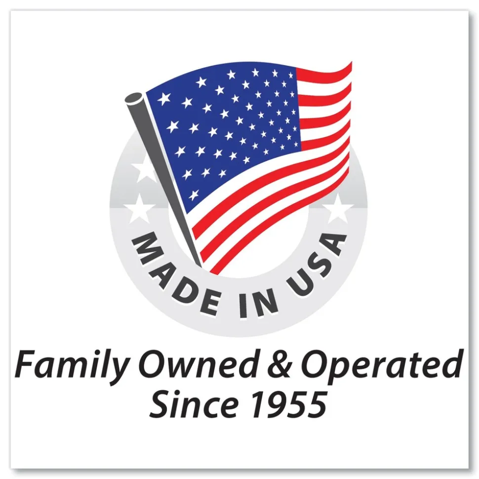 Tabbies BeSafe Messaging 8 in. x 3.87 in. Table Top Tent Card - Green (10/Pack)