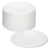 Tablemate 9 in. Diameter Plates Plastic Dinnerware - White (500/Carton)
