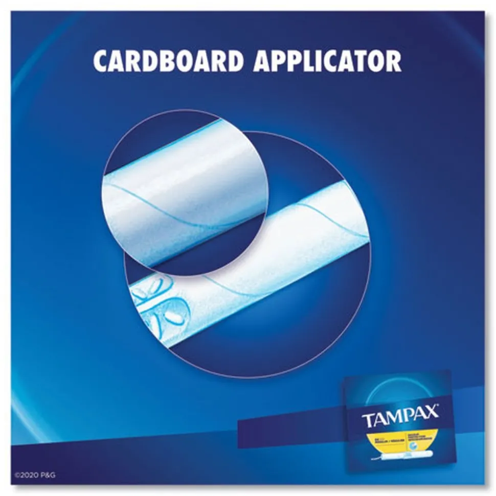 Tampax Original Regular Absorbency Tampons for Vending Machines (500-Piece/Carton)