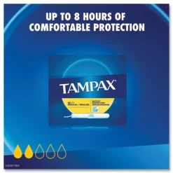Tampax Original Regular Absorbency Tampons for Vending Machines (500-Piece/Carton)