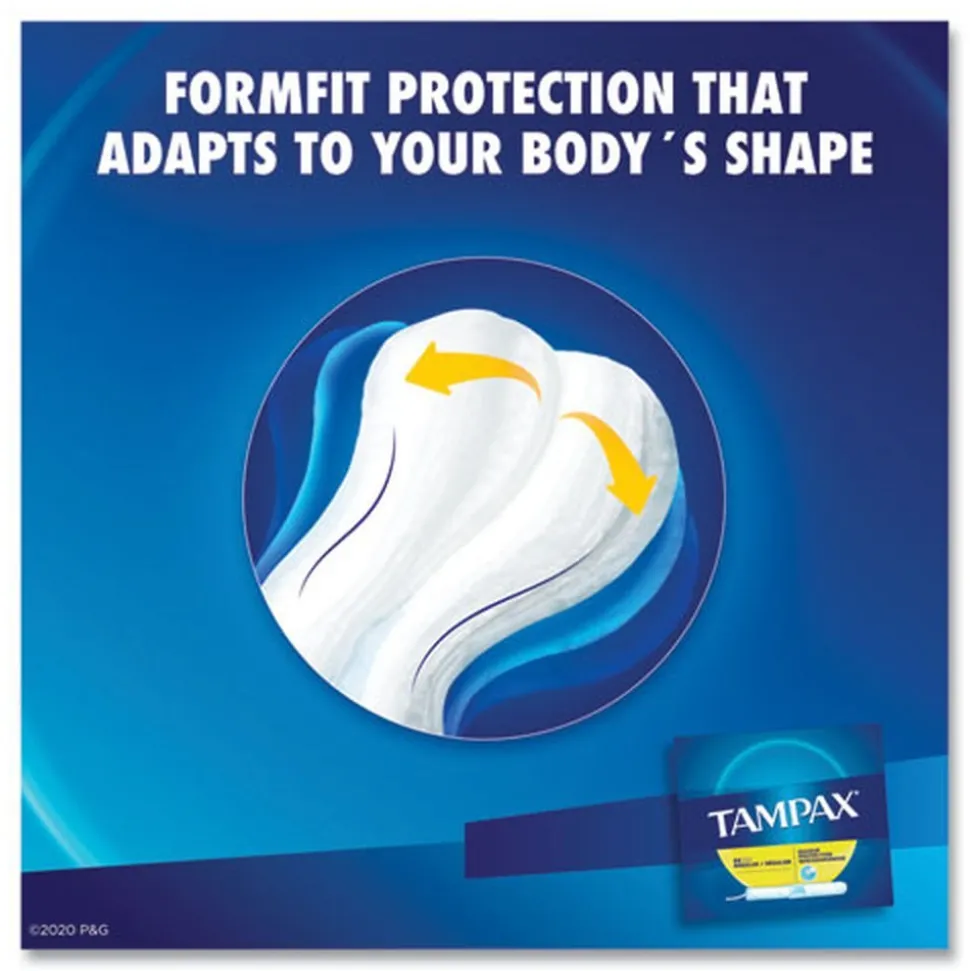 Tampax Original Regular Absorbency Tampons for Vending Machines (500-Piece/Carton)
