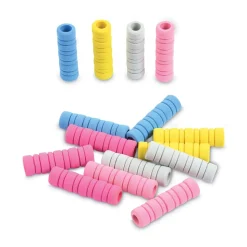 Tatco 1.75 in. Long Ribbed Pencil Cushions - Assorted Colors (1-Set)