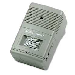 Tatco 2.75 in. x 2 x 4.25 in. Battery Operated Visitor Arrival/Departure Chime - Gray