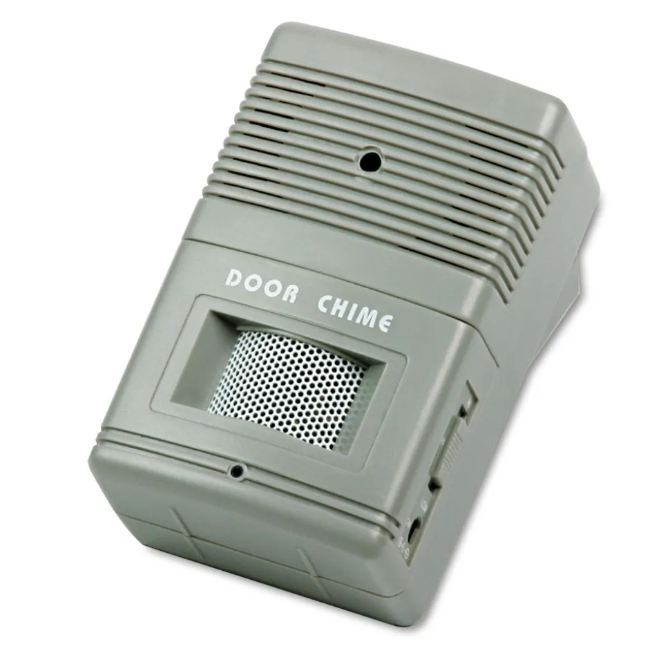 Tatco 2.75 in. x 2 x 4.25 in. Battery Operated Visitor Arrival/Departure Chime - Gray
