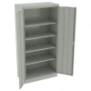 Tennsco 36 in. x 18 in. x 72 in. Assembled High Standard Cabinet - Light Gray