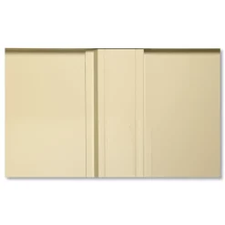 Tennsco 36 in. x 18 in. x 72 in. Assembled High Standard Cabinet - Light Gray