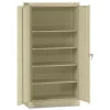 Tennsco 30 in. x 18 in. x 72 in. Assembled High Standard Cabinet - Putty