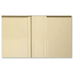 Tennsco 30 in. x 18 in. x 72 in. Assembled High Standard Cabinet - Putty