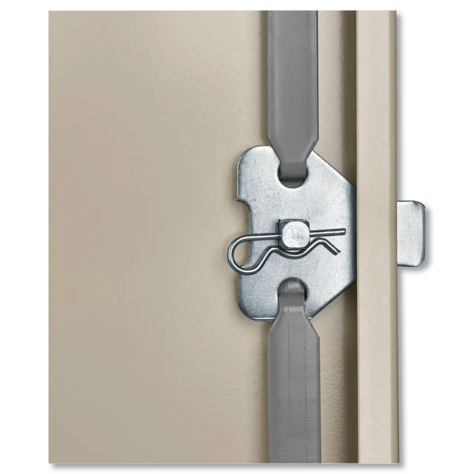 Tennsco 30 in. x 18 in. x 72 in. Assembled High Standard Cabinet - Black