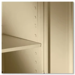 Tennsco 36 in. x 24 in. x 78 in. High Deluxe Cabinet - Black