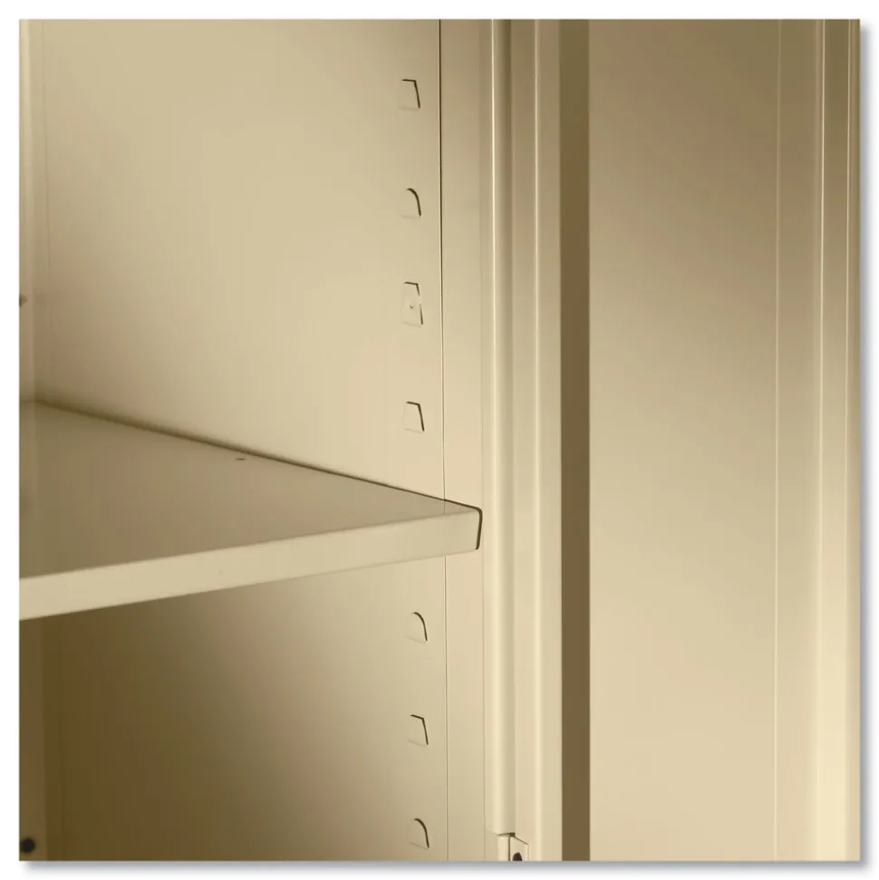 Tennsco 36 in. x 24 in. x 78 in. High Deluxe Cabinet - Black