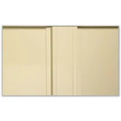 Tennsco 36 in. x 18 in. x 64 in. Janitorial Cabinet - Putty