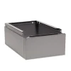 Tennsco 12 in. x 18 in. x 6 in. Optional Locker Base - Medium Gray