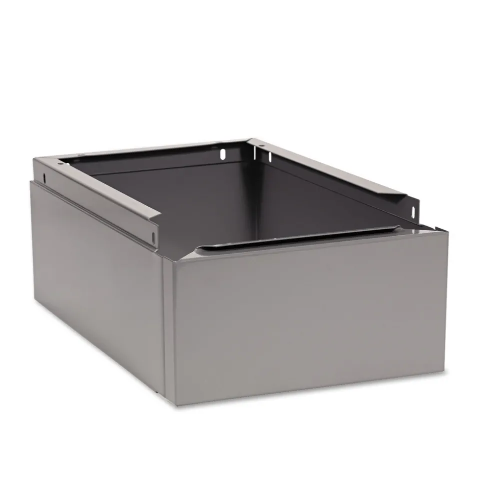 Tennsco 12 in. x 18 in. x 6 in. Optional Locker Base - Medium Gray
