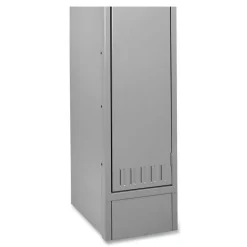 Tennsco 12 in. x 18 in. x 6 in. Optional Locker Base - Medium Gray