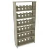 Tennsco 36 in. x 12 in. x 76 in. Snap-Together Steel Six-Shelf Closed Starter Set - Sand