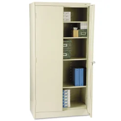 Tennsco 36 in. x 18 in. x 72 in. Unassembled High Standard Cabinet - Putty