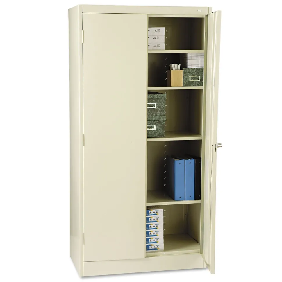 Tennsco 36 in. x 18 in. x 72 in. Unassembled High Standard Cabinet - Putty