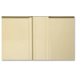 Tennsco 36 in. x 18 in. x 72 in. Unassembled High Standard Cabinet - Putty