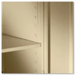 Tennsco 36 in. x 18 in. x 72 in. Unassembled High Standard Cabinet - Putty