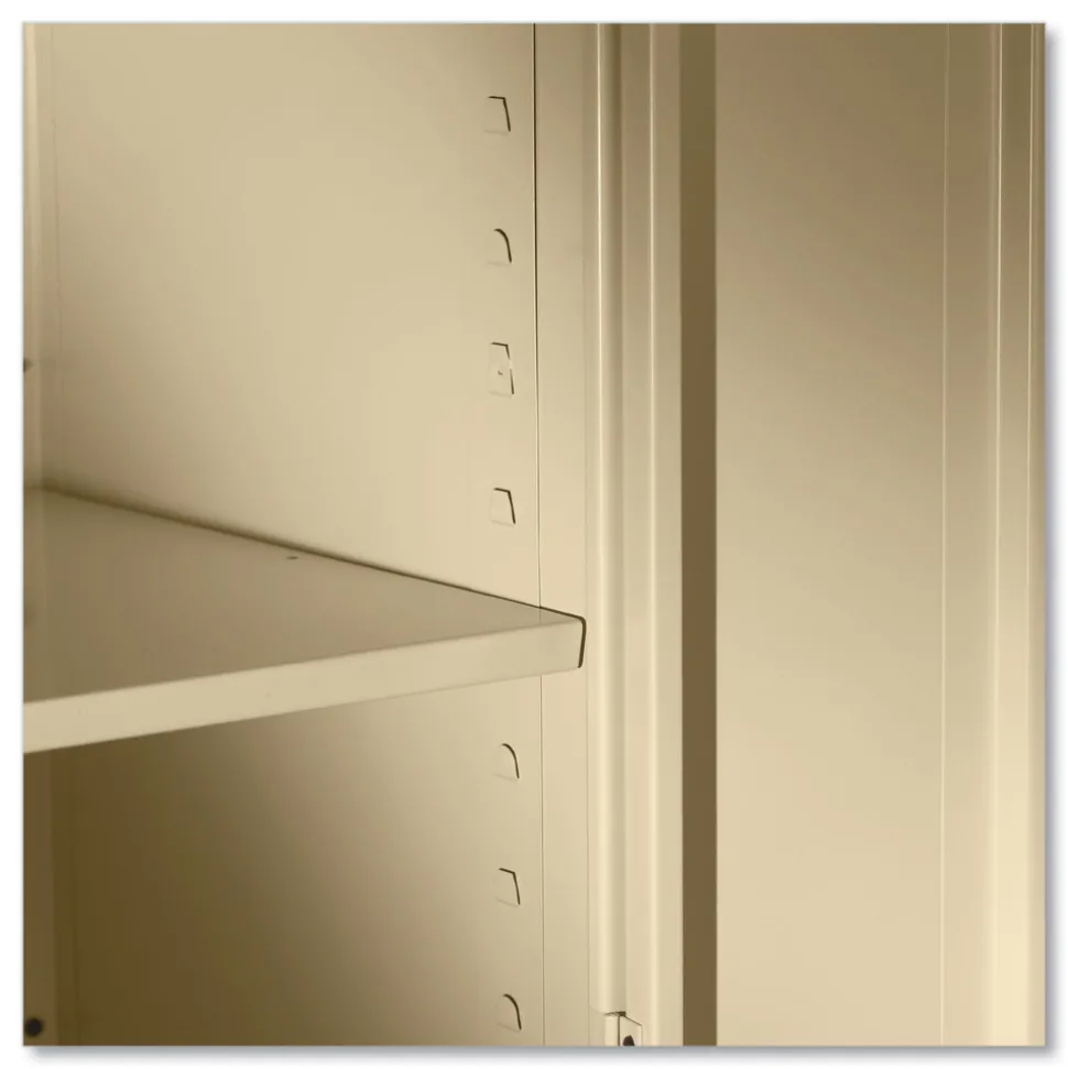 Tennsco 36 in. x 18 in. x 72 in. Unassembled High Standard Cabinet - Putty