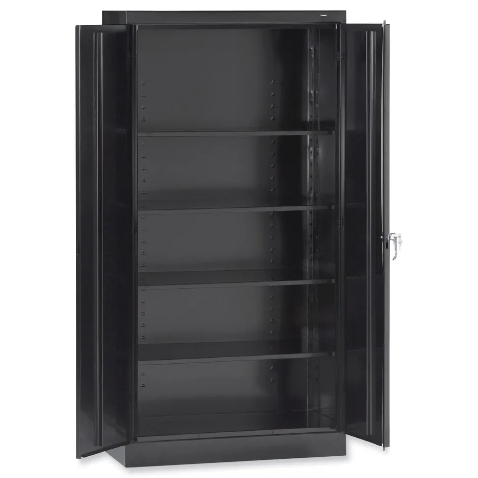 Tennsco 36 in. x 18 in. x 72 in. Unassembled High Standard Cabinet - Black