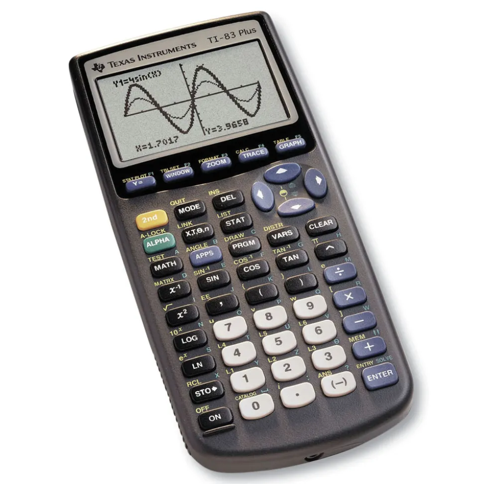 Texas Instruments TI-83Plus 10-Digit LCD Programmable Graphing Calculator