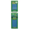 Ticonderoga 2.6 mm 2B (#2) Erasable Colored Pencils - Blue Lead/Blue Barrel (12/Pack)