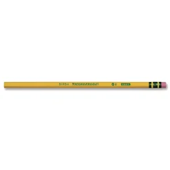Ticonderoga B (No. 1) Pencils - Black Lead/Yellow Barrel (1-Dozen)