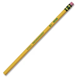 Ticonderoga F (No. 2.5) Pencils - Black Lead/Yellow Barrel (1-Dozen)