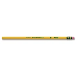 Ticonderoga F (No. 2.5) Pencils - Black Lead/Yellow Barrel (1-Dozen)