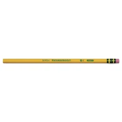 Ticonderoga H (No. 3) Pencils - Black Lead/Yellow Barrel (1-Dozen)