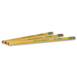 Ticonderoga H (No. 3) Pencils - Black Lead/Yellow Barrel (1-Dozen)