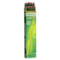 Ticonderoga HB (No. 2) Pencils - Black Lead/Yellow Barrel (1-Dozen)