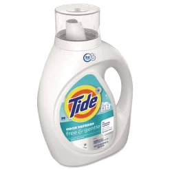 Tide 55 oz. 39 Loads Free and Gentle Odor Refresh Liquid Laundry Detergent (4/Carton)