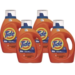 Tide 84 oz 64 Loads HE Liquid Laundry Detergent - Original Scent (4/Carton)