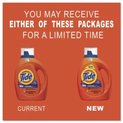 Tide 84 oz 64 Loads HE Liquid Laundry Detergent - Original Scent (4/Carton)