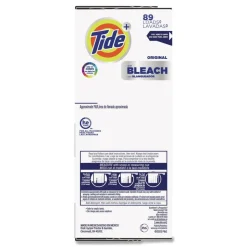 Tide 129 oz 80 Loads Laundry Detergent with Bleach - Tide Original Scent (2/Carton)