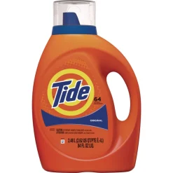 Tide 84 oz. Bottle 64 Loads HE Liquid Laundry Detergent - Original Scent (4/Carton)