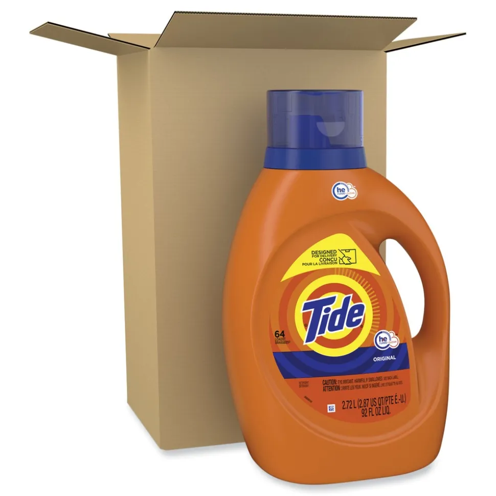 Tide 92 oz. Bottle HE Liquid Laundry Detergent - Original Scent (1/Carton)