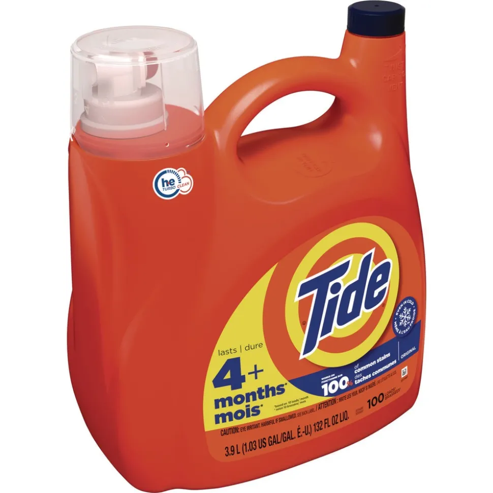 Tide 132 oz HE Liquid Laundry Detergent - Original Scent (4/Carton)