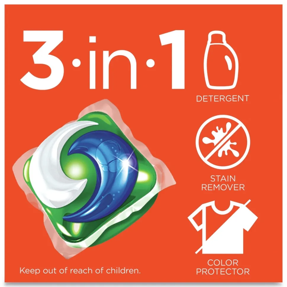 Tide Laundry Detergent Pods- Spring Meadow (4 Packs/Carton)